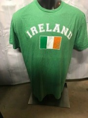 IRELAND flag Men’s T-Shirt choice of sizes GREEN IRISH green white orange