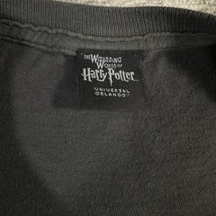 VTG Harry Potter Seeker 07 Universal Orlando Graphic T Shirt Gray Size Medium