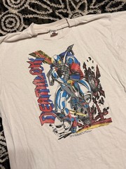 Vintage 1991 Marvel Comics Deathlok Comic Images Tee Shirt – XL – RARE PRISTINE
