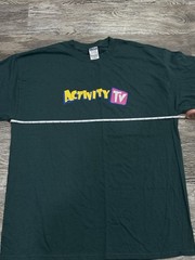 Activity TV 2000s On Demand Promo Tee Cartoon Show XL Nostalgia Grail RARE