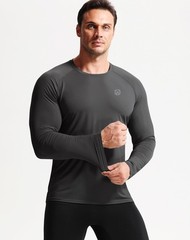 NELEUS Sun Protection Athletic Shirt Long Sleeve Finishing Workout Running Sh…