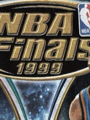 Vintage 1999 Pro Player NBA Finals NY Knicks San Antonio Spurs Tee Sz. 2X Black