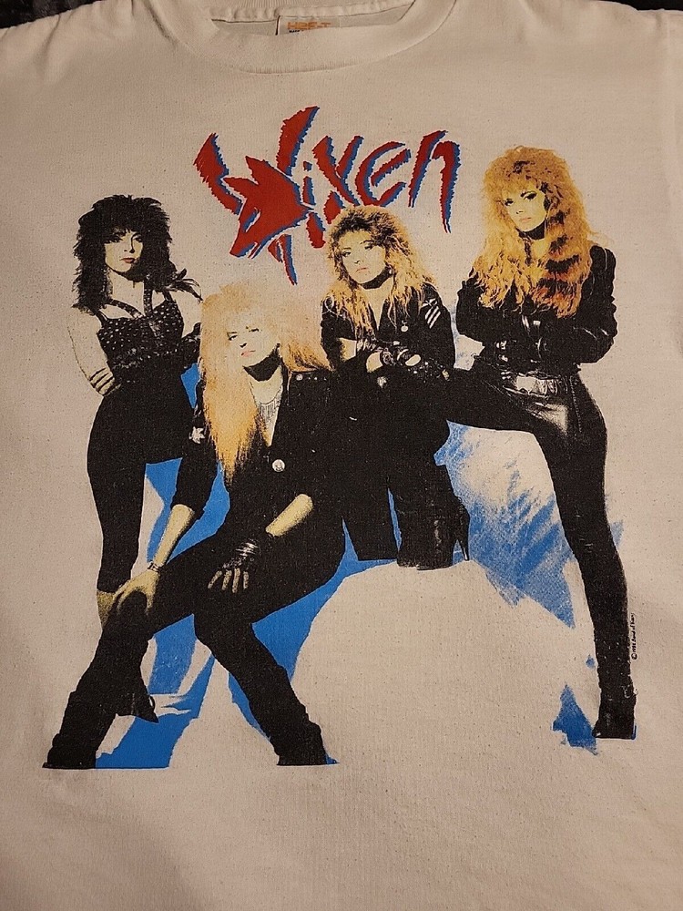 1988 Vixen World Tour T-Shirt Cotton For Men Women Tee Size S-4XL MO131