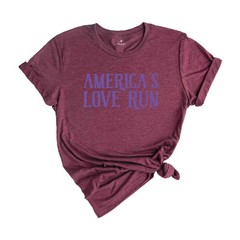 America’s Love Run Shirt, Running Event Shirt, Charity Race Gear, Marathon Shirt