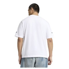 PUMA Miami Pitstop Graphic Crew Neck Short Sleeve T-Shirt Mens White Casual Tops