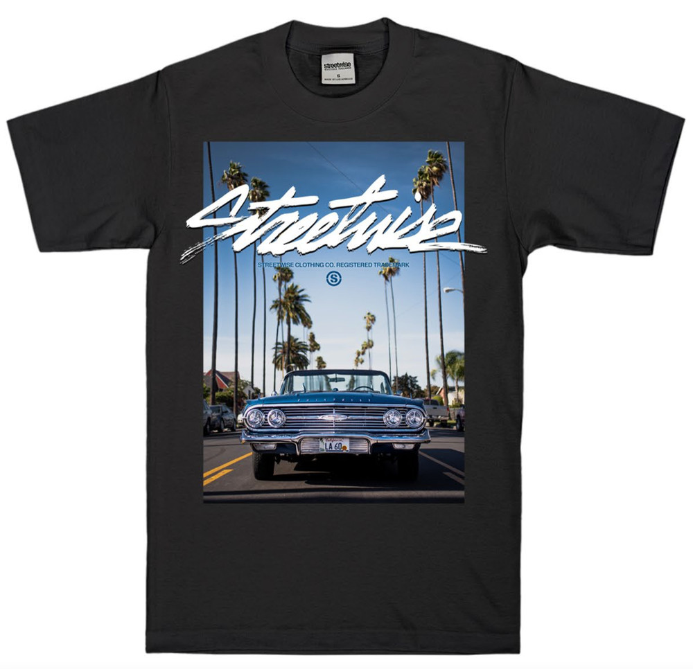 Streetwise Drop Top Graphic T-Shirt Black M-L-XL-2XL-3XL-4XL-5XL