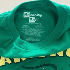 Breaking Bad Vamonos Pest TV Show 2013 Rare Men’s T-Shirt Green Size Large