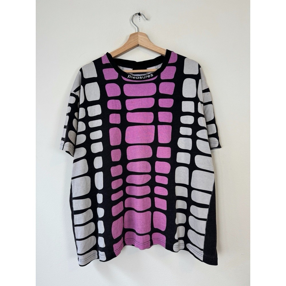 Pleasures FC Club Soccer AOP Streetwear Tee Shirt – XL