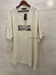 Polo Ralph Lauren Big & Tall Ivory PALM TREE CABIN LOGO Short Sleeve T Shirt