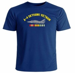 A-4 Skyhawk with Vietnam Service Ribbons T-Shirt Officially Licensed