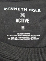Kenneth Cole Men’s Active Tech Muscle Tee Stretch Soft Cotton UPF 50+ Black