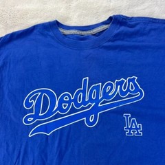 Los Angeles LA Dodgers Shirt Mens Size XL Blue Tee Baseball
