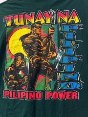 SIGNAL SPORTS VTG. TUNAY NA Pilipino Power Single Stitch T-Shirt-Men’s L-Cotton
