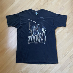 Vintage 90s Salem Sportswear Frank Thomas Chicago White Sox 1993 T Shirt Sz XL