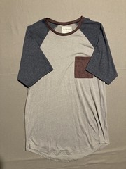 On the Byas Short Sleeve Longer Length Pocket Tee men’s size medium Skater Surf