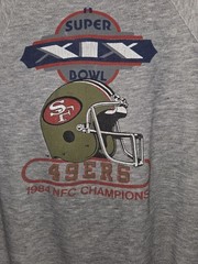 Vintage Superbowl 49’ers 1984 Champs Gray Sweatshirt