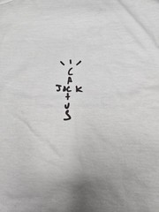 Cactus Jack Travis Scott Graphic Logo White Cotton Men’s Crew Neck T-Shirt XL