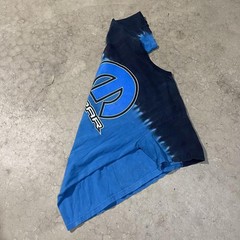 Mopar Men’s M Cotton Blue/Black Logo Graphic Print Crew Neck Short Sleeve Tee