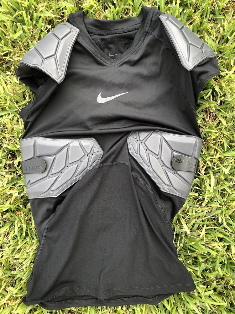 NEW Nike Men’s Pro Hyperstrong 4 pad Mens L Football Top Black AQ2733-010 NWT
