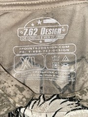 7.62 Design Avenge The Fallen AOP T-shirt Patriots Men of Arms Eagle XLARGE Rare