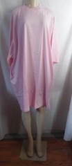 PINK EXTRA LONG T-SHIRT SHORT SLEEVE CHEST 33″ SLEEPSHIRT MEN WOMEN FITS 5X 6X