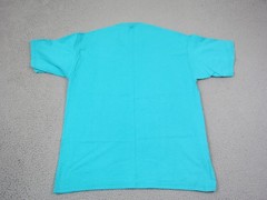Vintage Pluma Shirt Adult Large L Blue Blank Casual Mens Heavyweight Made in USA