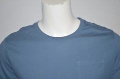 Mint FREE FLY Cotton Bamboo Crew Neck Blue Long Sleeve Tee T-Shirt Sz L