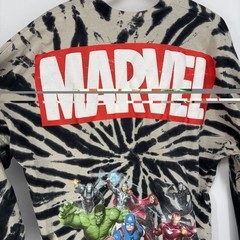 Marvel Avengers Tie Dye Shirt Mens XL Oversized Super Hero Spirit Jersey Disney