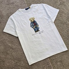 Polo Ralph Lauren Classic Fit Polo Bear Jersey T-Shirt Short Sleeve White