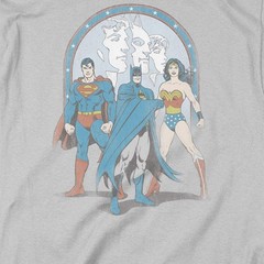 DC Trinity Licensed Adult Unisex T-Shirt Regular Fit Tee SM-3X