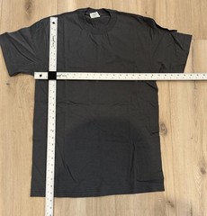 Shaka Active Men’s Short Sleeve Dark Gray Solid 100% Cotton TShirt Size Medium
