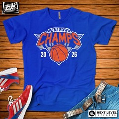 Knicks Championship 2026 Basketball Fan Graphic T Shirt