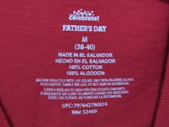 Celebrate Grandpa Dad Red Graphic T-Shirt Mens M Short Sleeve 100% Cotton