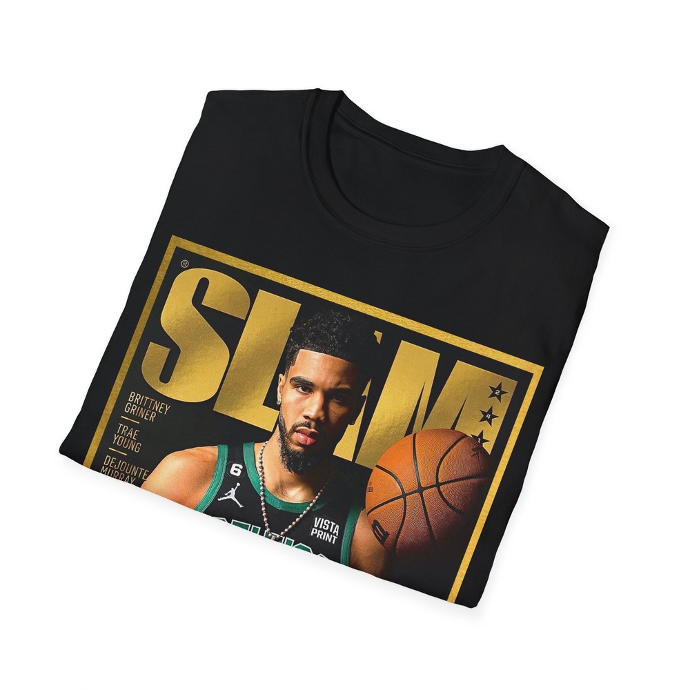 SLAM Jayson Tatum Boston Celtics Graphic T Shirt Vintage Basketball Fan Tee