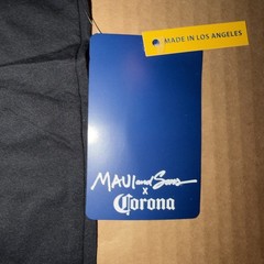 Corona x Maui & Sons Rare Size Large Shirt Men’s Shark Chillin w Bucket Beer Fan