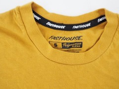 FastHouse Performance Blend MTB Cycling Tee Shirt Men’s Size Small Gold / Black