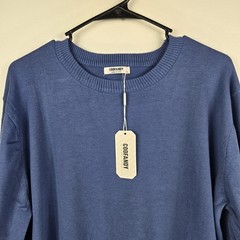 Coofandy Blue Long Sleeve Crew Neck Shirt Men’s Size XL NWT