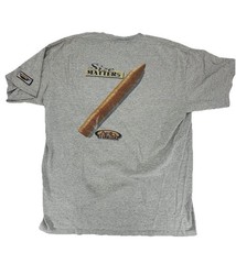 Vintage 90s Ash Puro Cigar Size Matters Parody Smoke Shirt Size XL