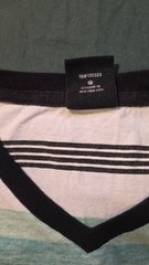 ZOO YORK Unbreakable T Shirt XL Variegated Green Gray White Black V Collar NYC