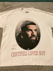Flashback Certified Lover Boy Drake Graphic White Men’s T-Shirt XL