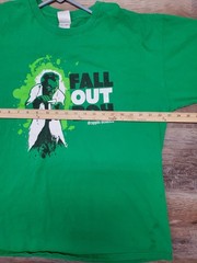 Vintage Fall Out Boy Droppin Science T Shirt Men’s XL Green Fruit Of The Loom