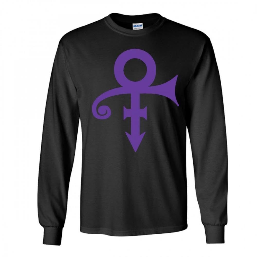 Prince Purple Unisex Love Symbol Long Sleeve Shirt Purple 3XL