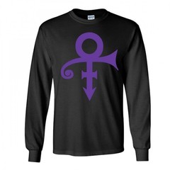 Prince Purple Unisex Love Symbol Long Sleeve Shirt Purple 3XL