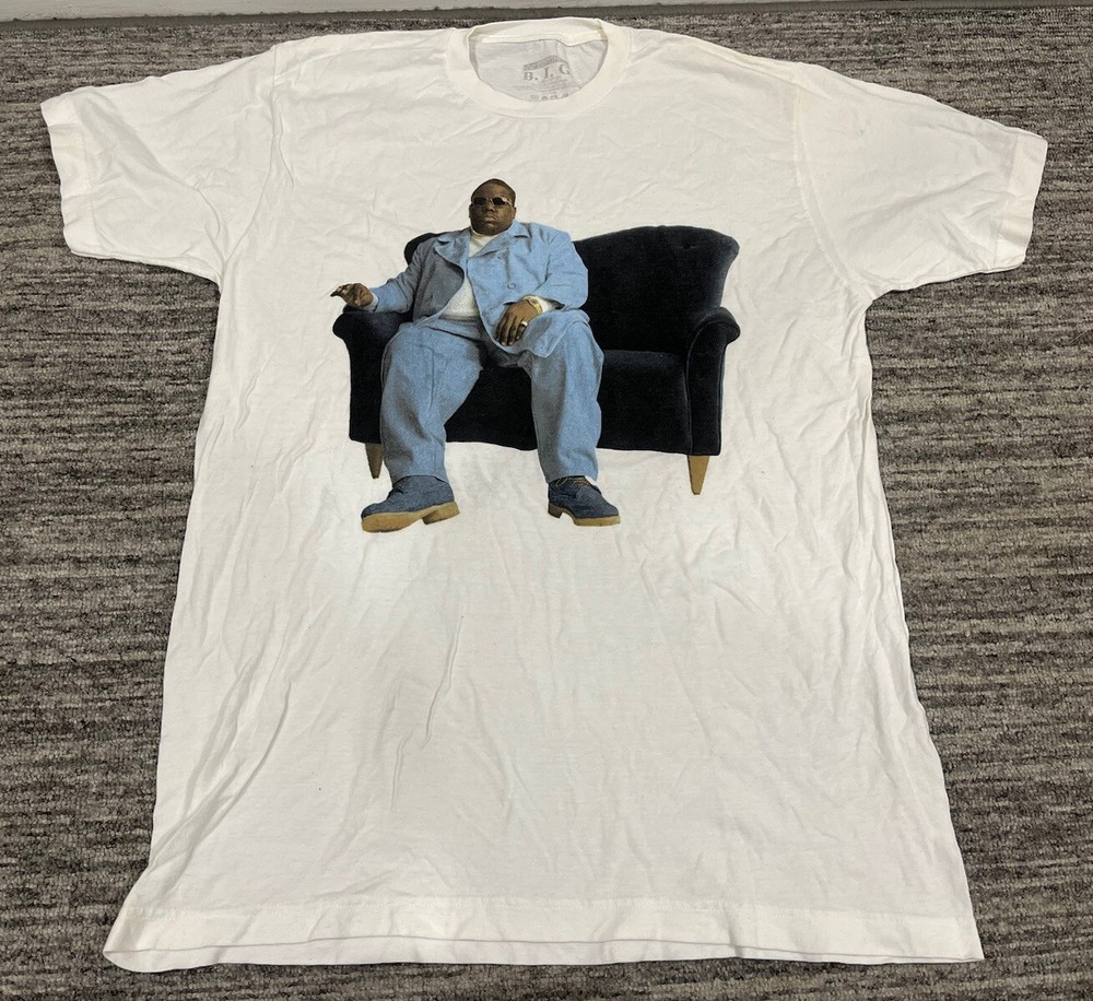 The Notorious B.I.G Size L 90s Rap Hip Hop Short Sleeve Tshirt