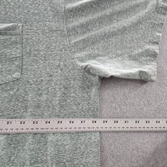 Carhartt Men Shirt 3XL Gray K84 G23 Henley Button Logo Short Sleeve