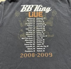 2000s 2009-2010 B.B. King Tour Shirt Size Xl Music Concert Band Tee Y2K Vintage