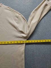 Old Navy Men Henley Shirt L Yellow Waffle Knit Long Sleeve Knit Casual Relaxed