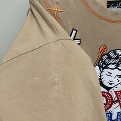 Frost Originals Love Will Tear Us Apart Cupid Graphic Beige Men’s Beaded 3XB