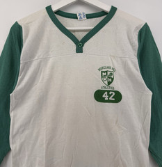 Vintage 80s Champion Mens Baseball Jersey Shirt Mooreland Hill School Medium