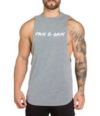 Breathable Sport Shirt Sleeveless Cotton Vest Soft Material Shirt